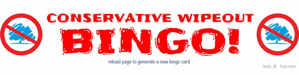 Election Night Bingo Card Generator. Sorry, I couldn't get alt tags to work on my random image picker